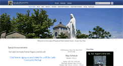 Desktop Screenshot of ourladyofperpetualhelp.net
